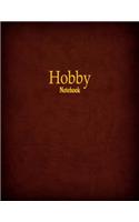 Hobby Notebook: 1/4 Inch Dot Grid Graph Ruled, 120 Pages, 8.5" x 11"