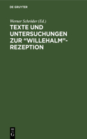 Texte Und Untersuchungen Zur 