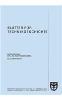 Blätter Für Technikgeschichte