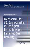 Mechanisms for CO2 Sequestration in Geological Formations and Enhanced Gas Recovery