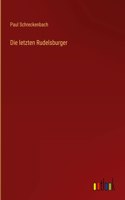 Die letzten Rudelsburger
