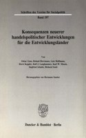 Konsequenzen Neuerer Handelspolitischer Entwicklungen Fur Die Entwicklungslander