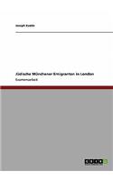 Jüdische Münchener Emigranten in London: (German)