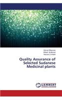 Quality Assurance of Selected Sudanese Medicinal Plants