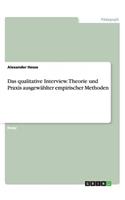 Das qualitative Interview. Theorie und Praxis ausgewählter empirischer Methoden: (German)