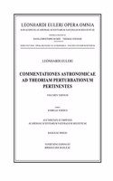 Commentationes Astronomicae Ad Theoriam Perturbationum Pertinentes 3rd Part