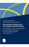 Das Summa Summarum von Politik und Wirtschaft