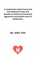 comparative study of early and late adolescent males and females on family environmental aggression and problem areas of adolescence.