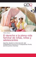 derecho a la plena vida familiar de niñas, niños y adolescentes