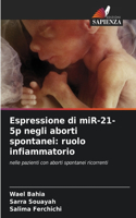 Espressione di miR-21-5p negli aborti spontanei