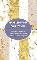 Marbled Paper Collection: marbled papers for bookbinding and other paper crafting projects
