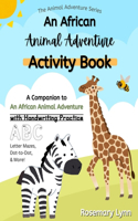 African Animal Adventure Activity Book