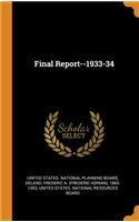 Final Report--1933-34