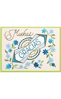 Muchas Gracias Glitz Thank You Notes