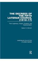 The Decrees of the Fifth Lateran Council (1512–17)