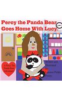 Percy the panda bear, goes home with Lucy.