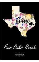 Home - Fair Oaks Ranch - Notebook