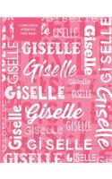 Giselle Wide Ruled Composition Notebook