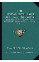 Fundamental Laws Of Human Behavior