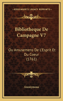 Bibliotheque De Campagne V7