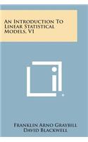 Introduction to Linear Statistical Models, V1
