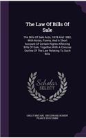 The Law Of Bills Of Sale