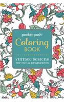 Pocket Posh Coloring Book: Vintage Designs for Fun & Relaxation
