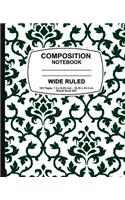 Wide Ruled Composition Notebook