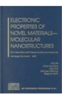 Electronic Properties of Novel Materials - Molecular Nanostructures