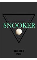 Kalender 2020 Snooker: Terminplaner Snookerfan 2020 A5 Tagesplaner lustiges Geschenk für Snooker Zuschauer Jahreskalender 2020 1 Woche 2 Seiten / 6x9 Zoll 120 Seiten / Ter