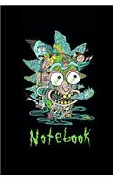 Notebook: Rick and Morty TV Show Inspired Notebook And Daily Journal