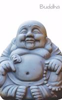 Notizbuch dicker Buddha