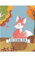 Fox Coloring Book