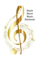 Blank Music Sheet Notebook