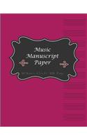 Music Manuscript Paper: Music Note Book Ideal for students and music lovers.- Large 8.5x11 Inch,100 Pages, 10 musical staves for writing NoteBook