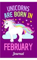 Unicorns Are Born in February Journal