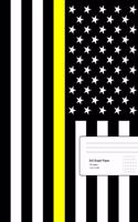 Thin Yellow Line Composition Notebook