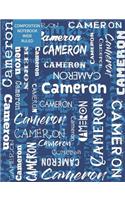 Cameron Composition Notebook Wide Ruled