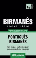 Vocabulário Português Brasileiro-Birmanês - 7000 palavras