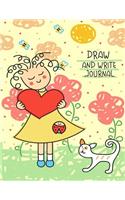 Draw And Write Journal: Primary Composition Notebook V6