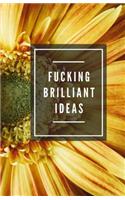 Fucking Brilliant Ideas (Notebook)