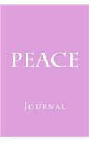 Peace: Journal