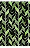 Journal Notebook Abstract Feather Pattern 4