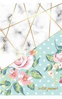 Bullet Journal: Floral Marble + Gold - Dot Grid Journal(2 Pretty Journals)