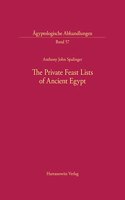 Private Feast Lists of Ancient Egypt