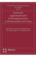 Strafrecht - Jugendstrafrecht - Kriminalpravention in Wissenschaft Und Praxis