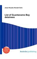List of Guantanamo Bay Detainees: (English)