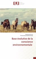 Base évolutive de la conscience environnementale