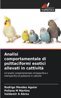 Analisi comportamentale di psittaciformi esotici allevati in cattività