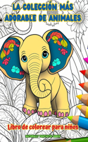 colección más adorable de animales - Libro de colorear para niños - Escenas creativas y divertidas del mundo animal